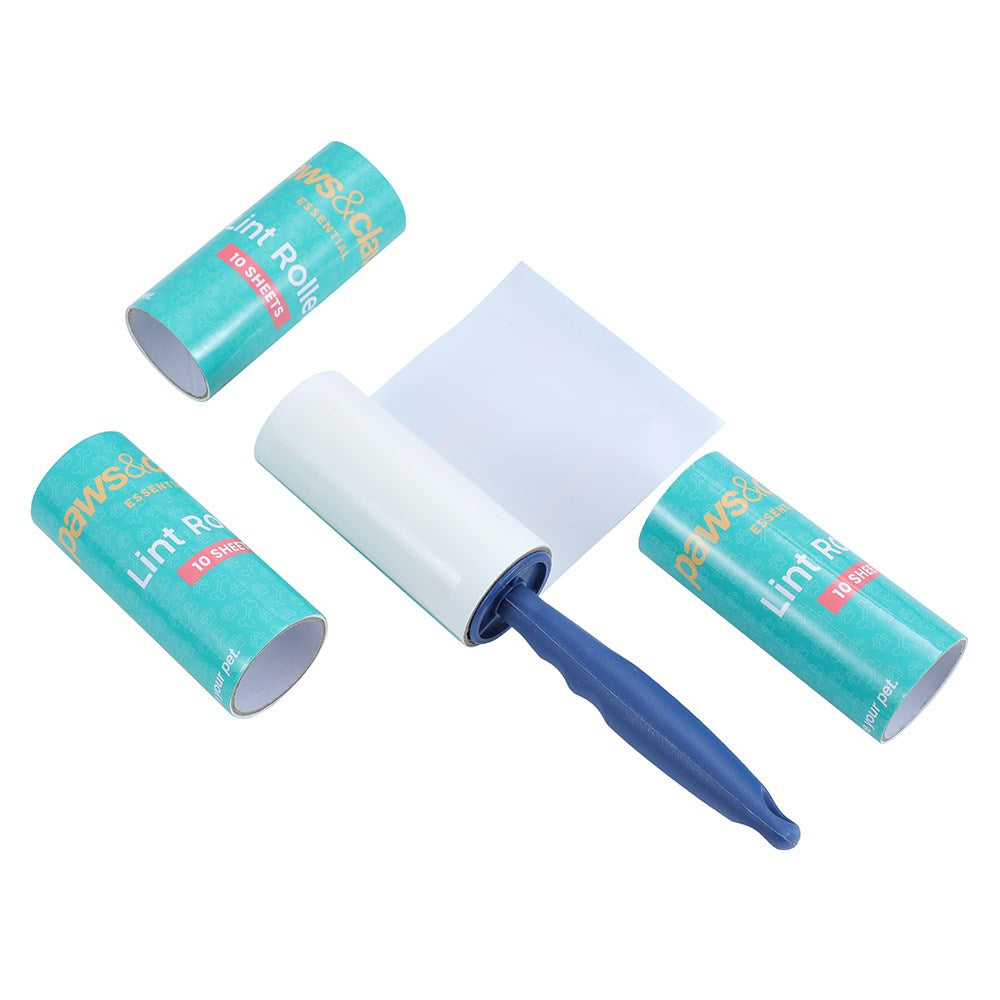 Pet Hair Removal Lint Roller with 3 Refills – 22cm