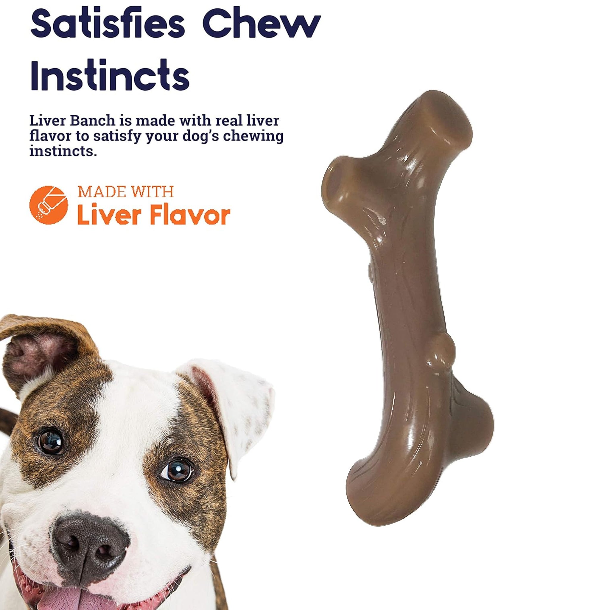 Petstages Liver Branch Chew Toy – Large