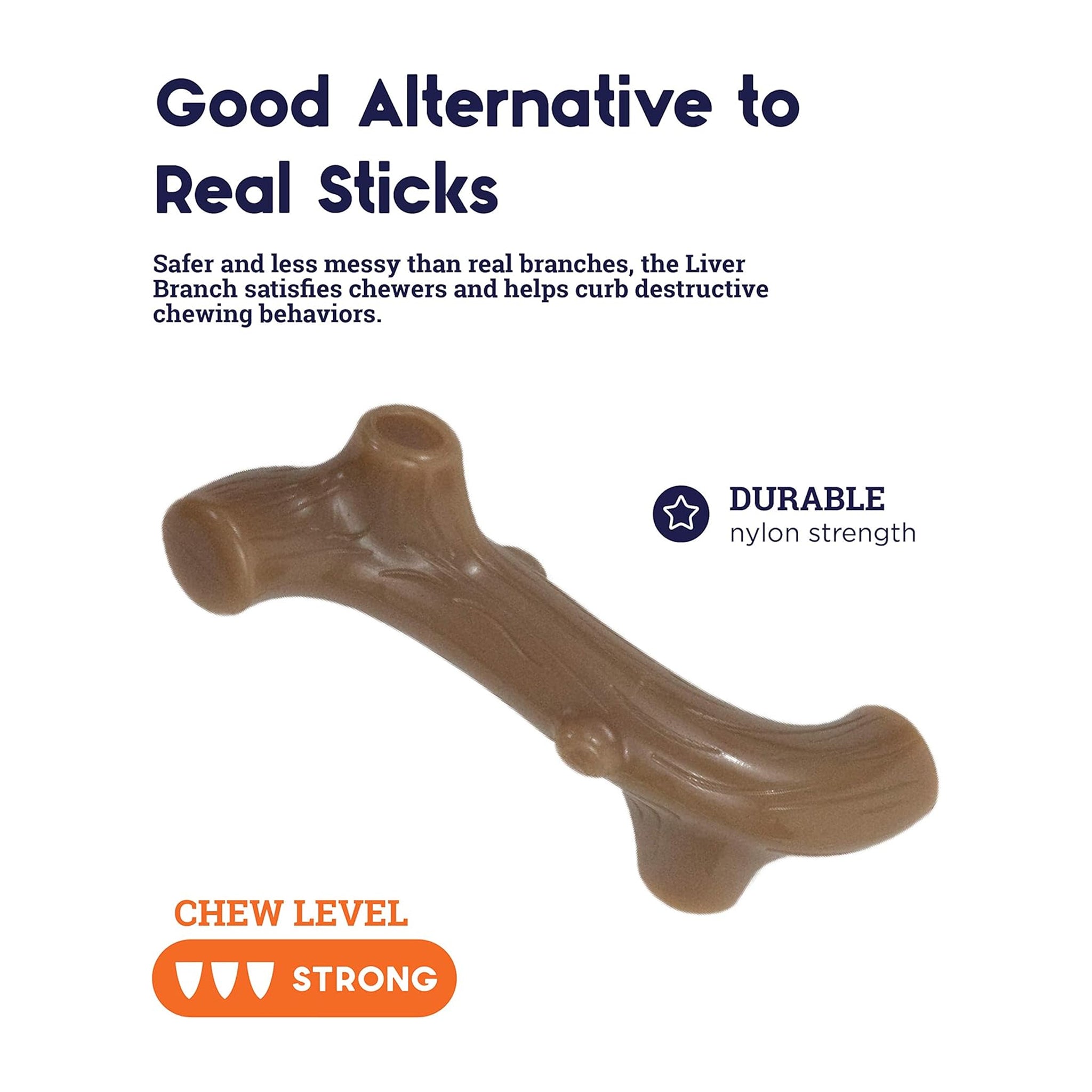 Petstages Liver Branch Chew Toy – Large
