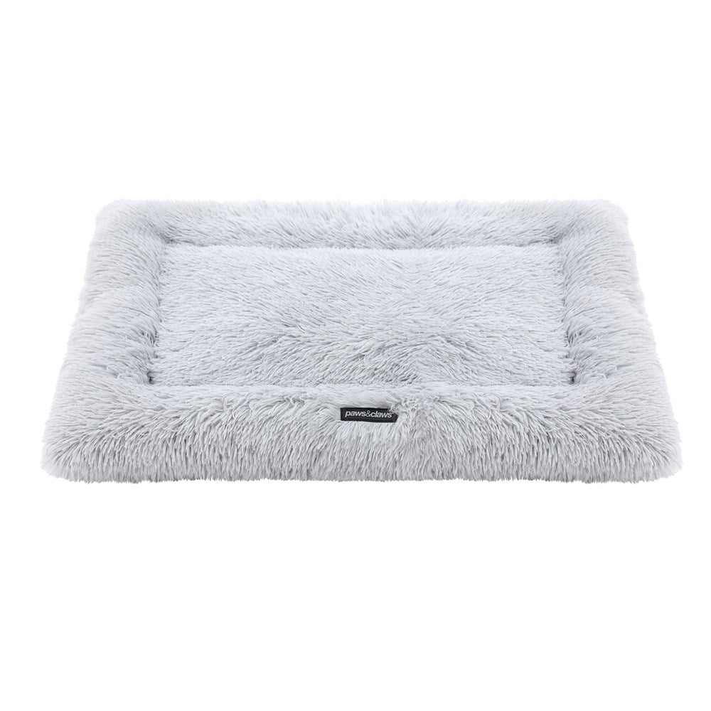 Plush Pet Mat – Light Grey