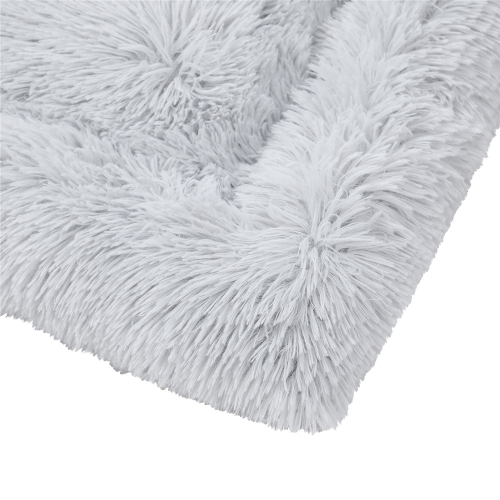 Plush Pet Mat – Light Grey