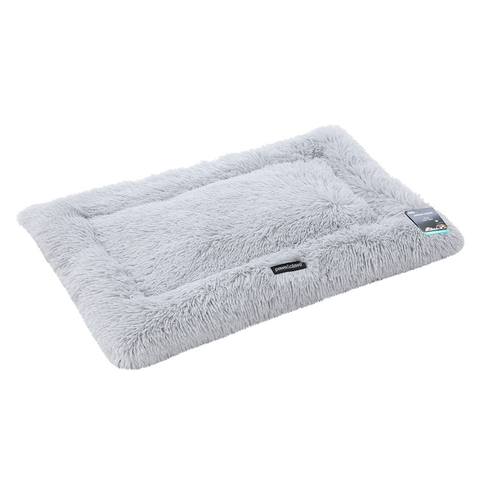 Plush Pet Mat – Light Grey