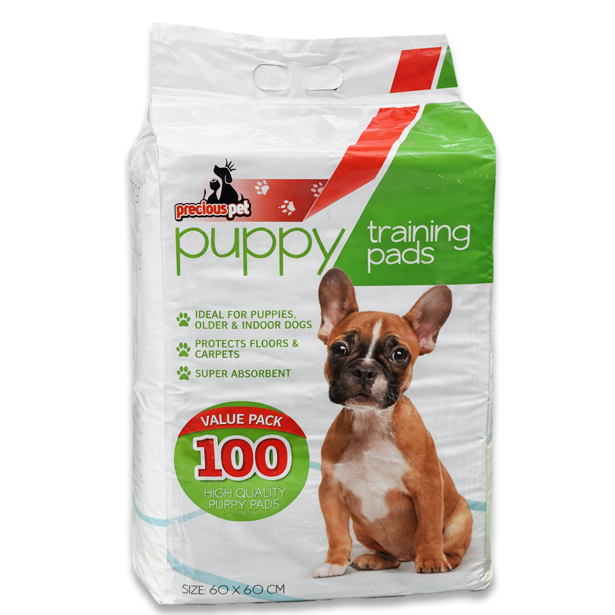 Puppy Pads Pk100 60x60cm