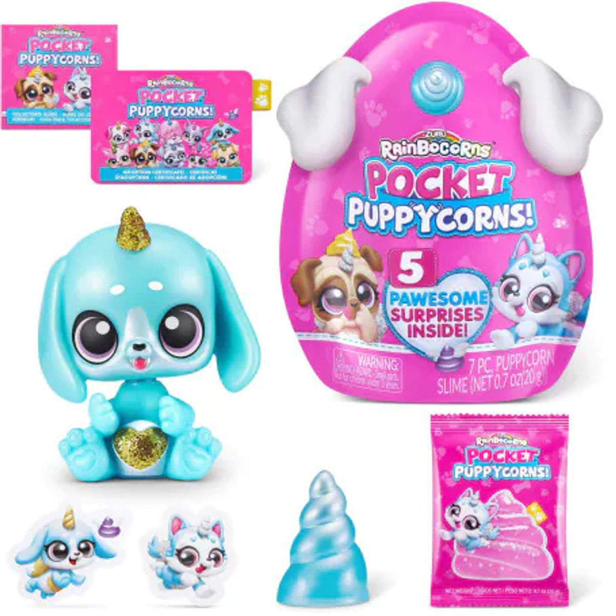 ZURU Rainbocorns Pocket Puppycorns Bobble Head xx
