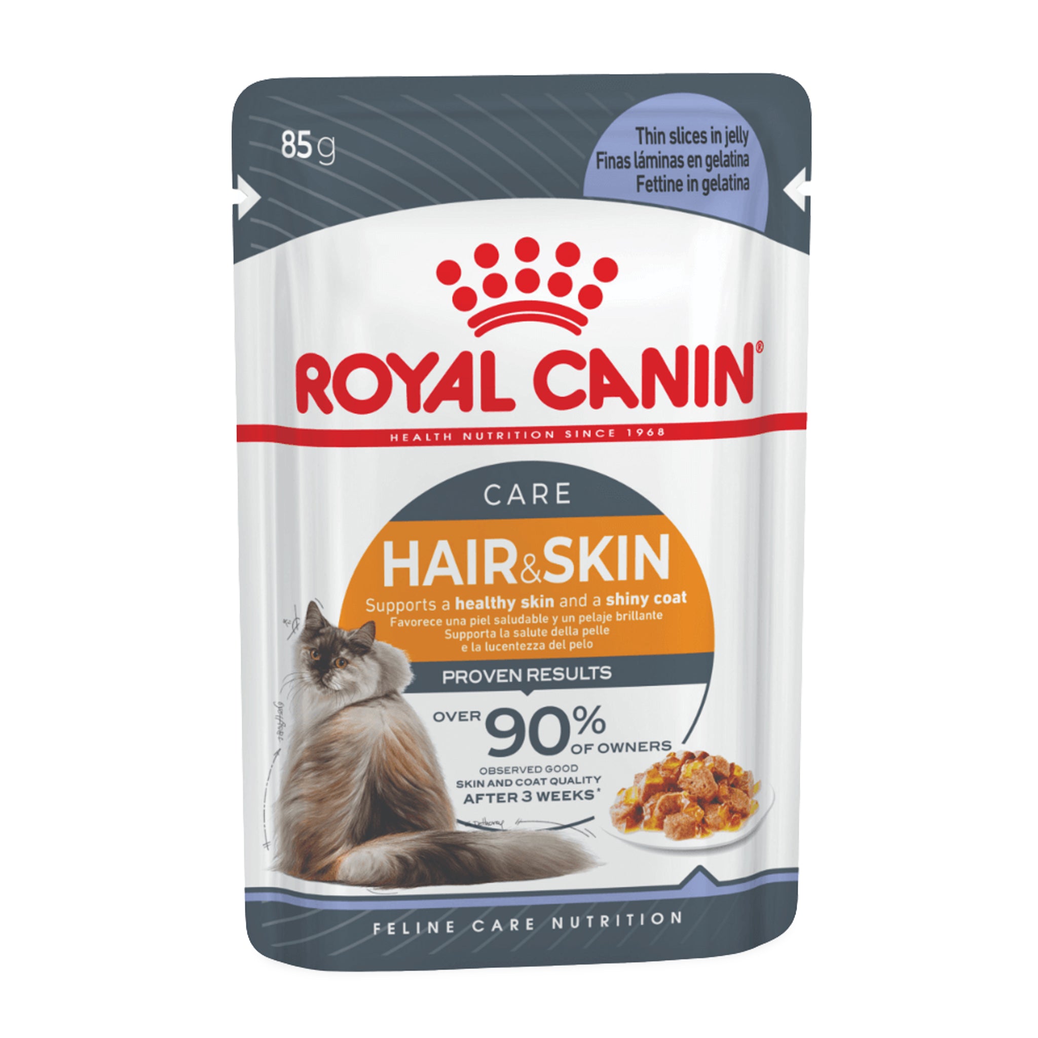 Royal Canin Hair & Skin Jelly Wet 12x85g