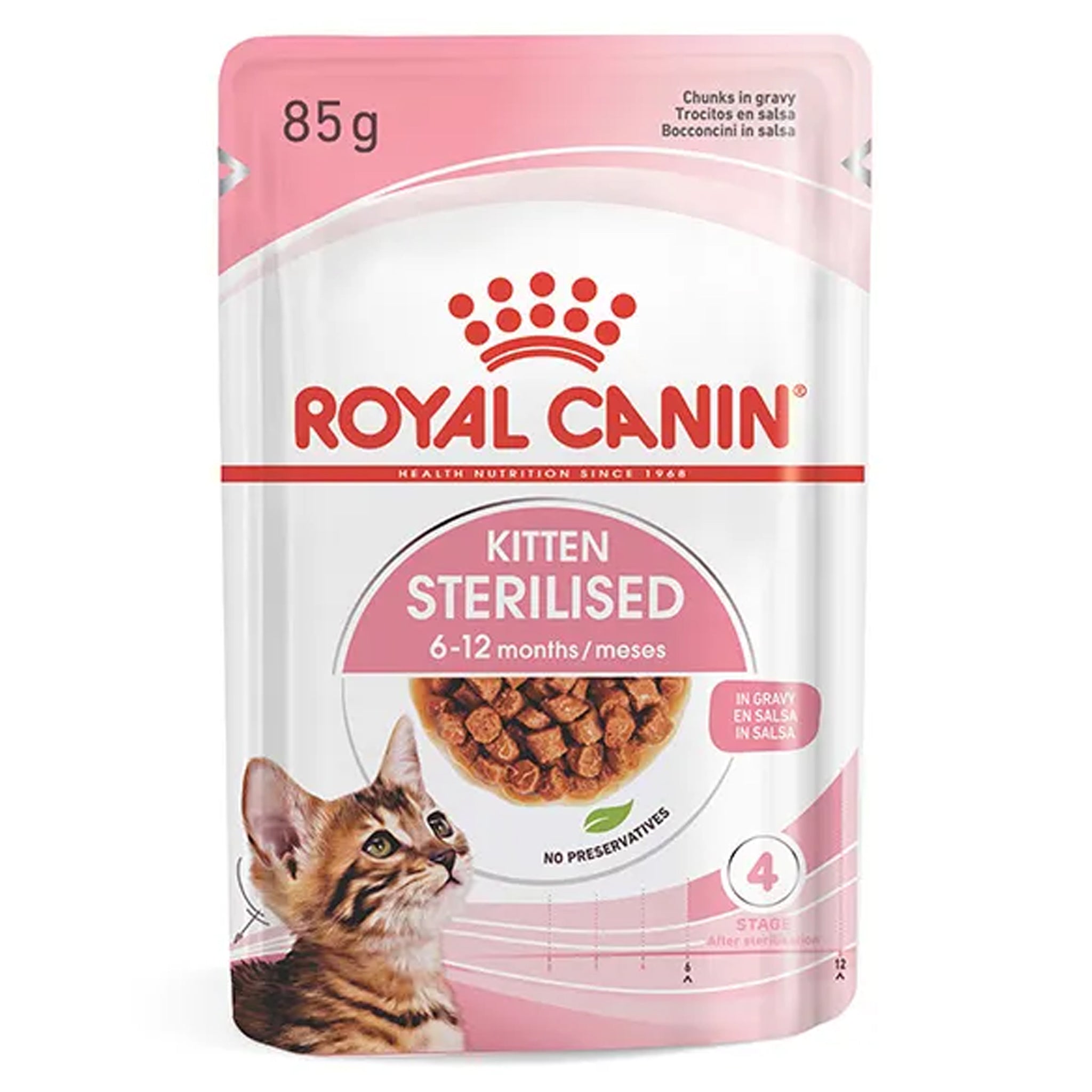 Royal Canin Kitten Gravy Pouches 85gx12