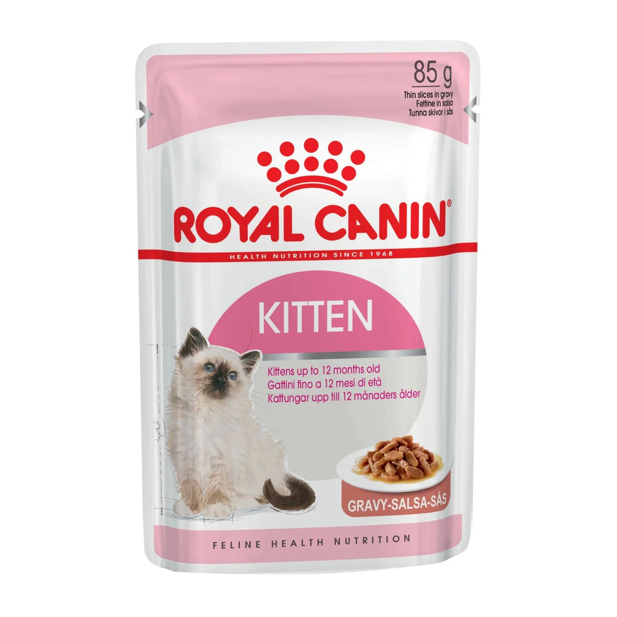 Royal Canin Kitten Gravy Pouches 85gx12