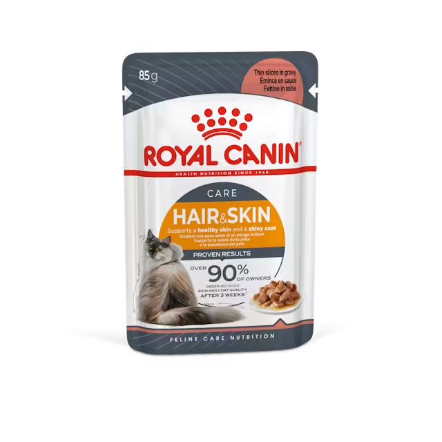 Royal Canin Cat Hair Skin Care Gravy 85gx12