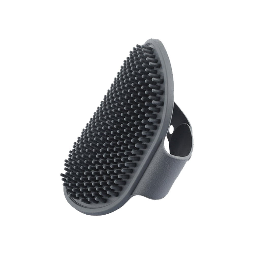 Rubber Grooming Mitt – Grey (13.5 × 10cm)