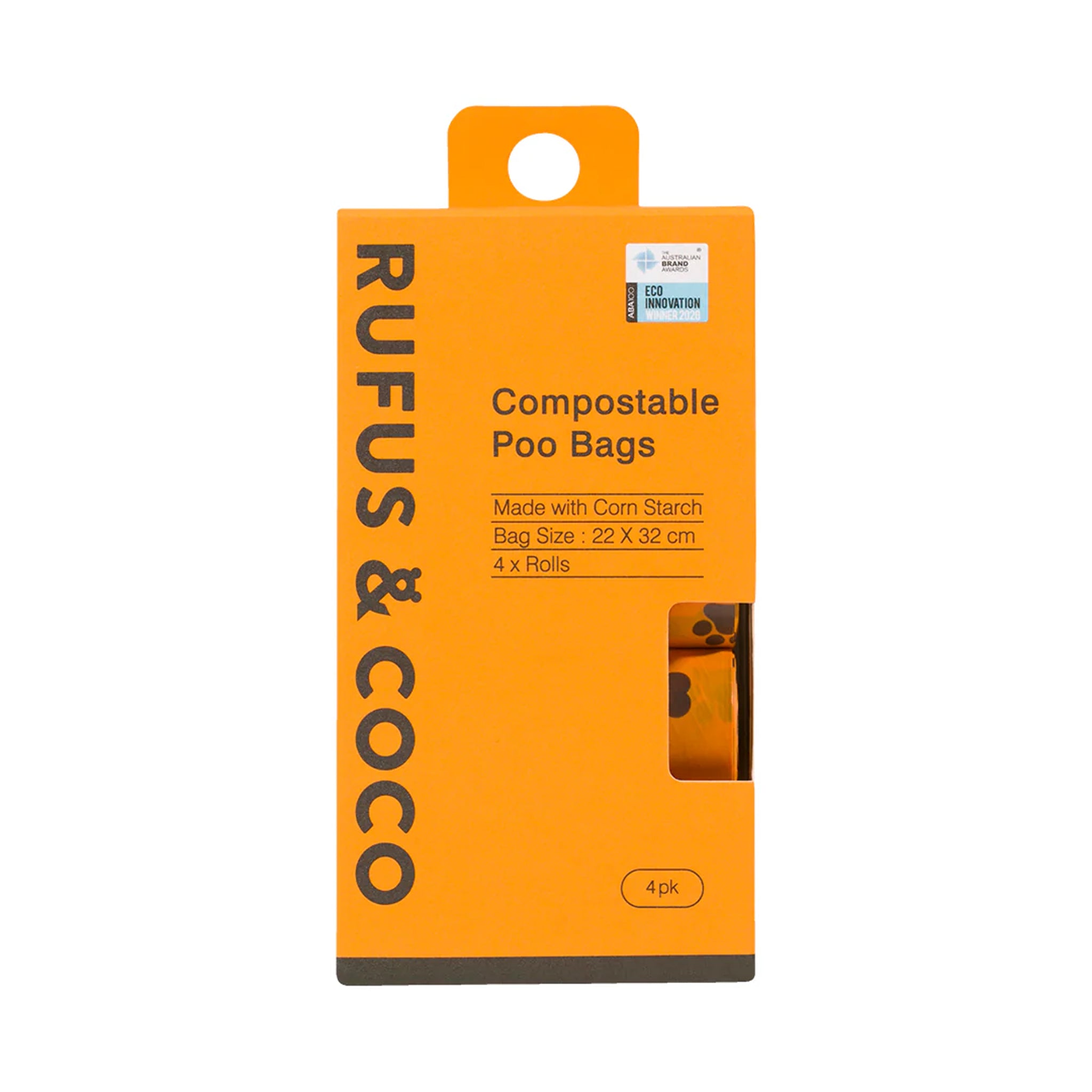Rufus & Coco Do Good Biodegradable Poo Bags – 40 Pack