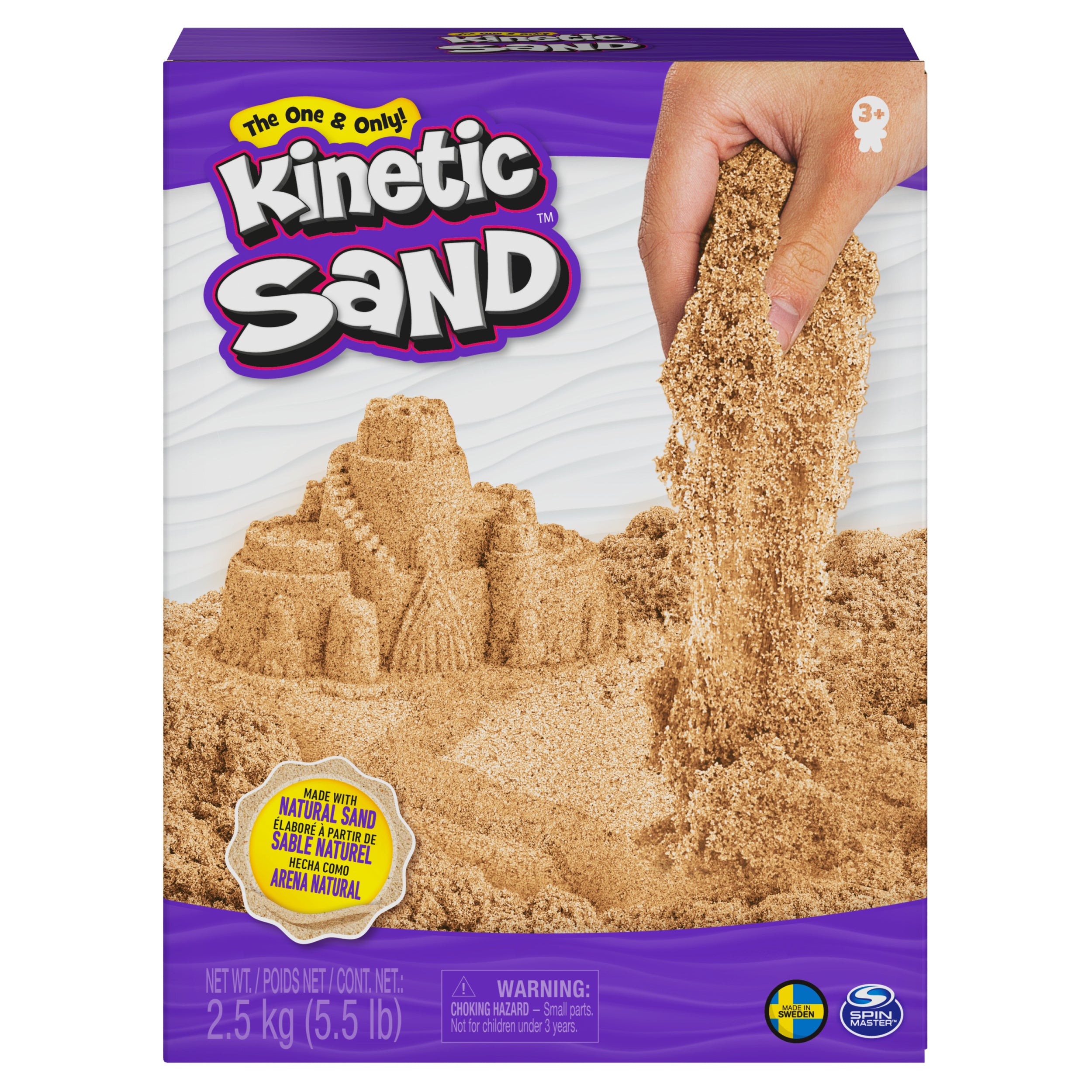 Kinetic Sand 2.5kg Brown Bulk Sand