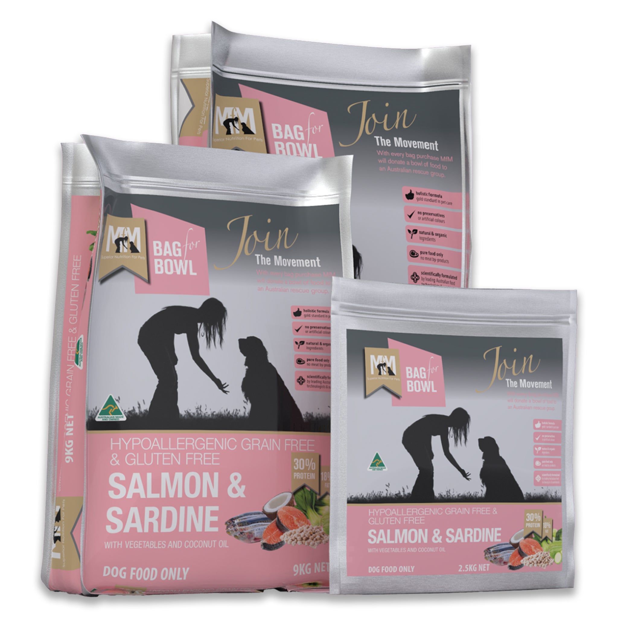 Meals for Mutts MFM Adult Salmon and Sardine (Grain Free)