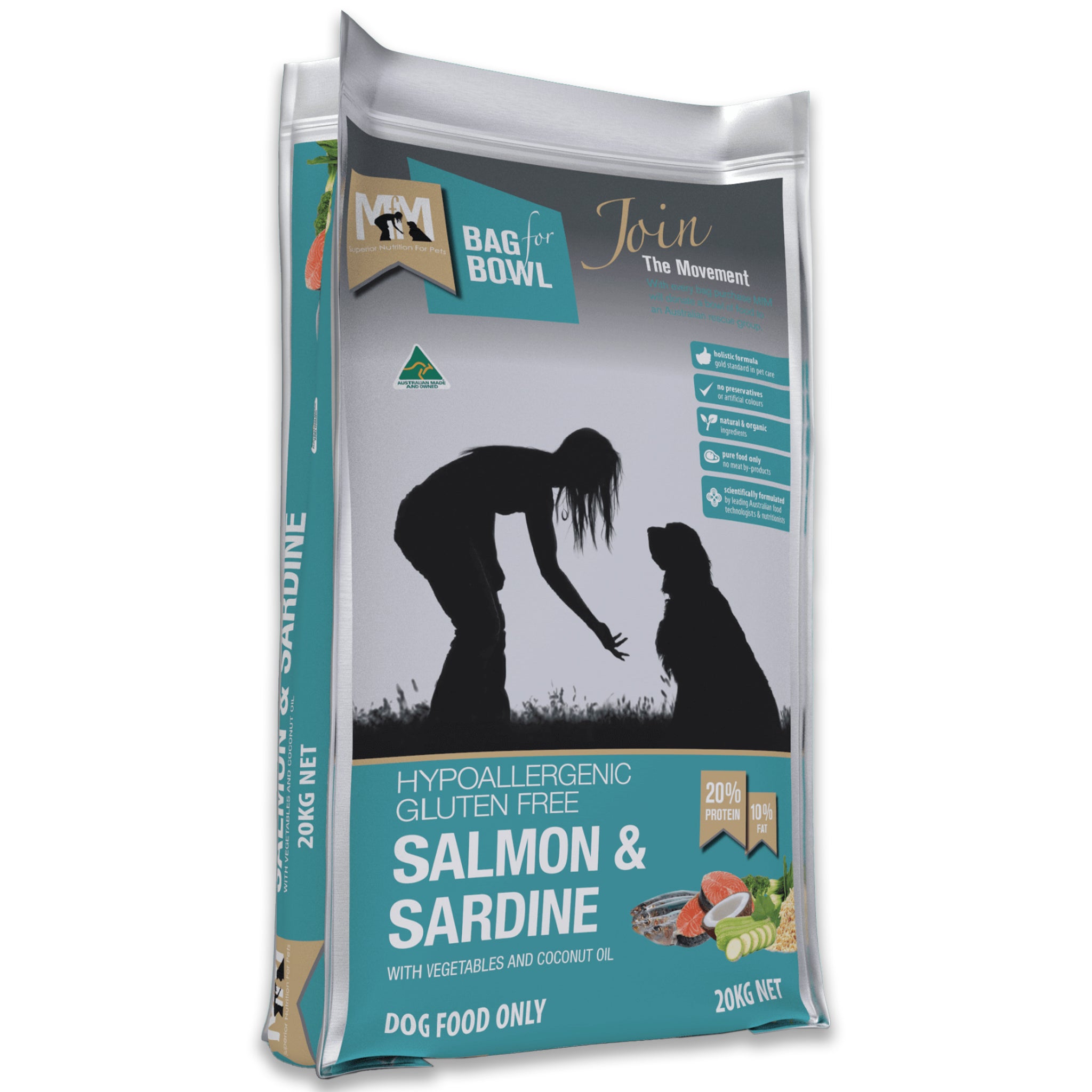 Meals for Mutts MFM Adult Dog Food Salmon and Sardine