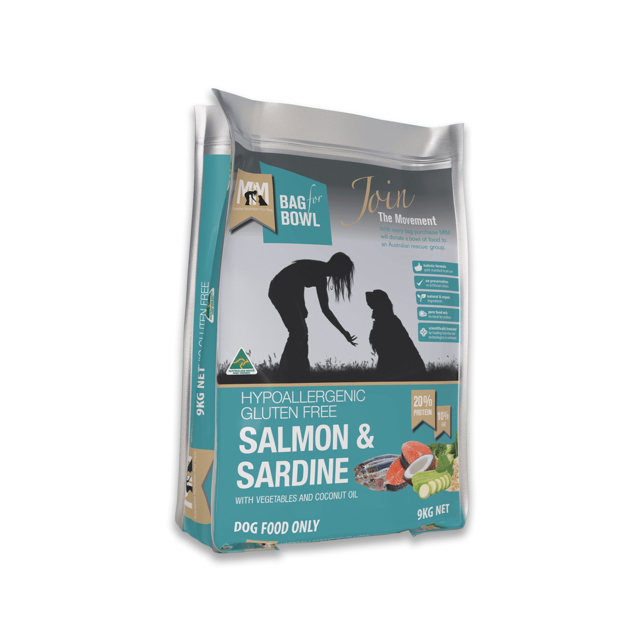 Meals for Mutts MFM Adult Dog Food Salmon and Sardine