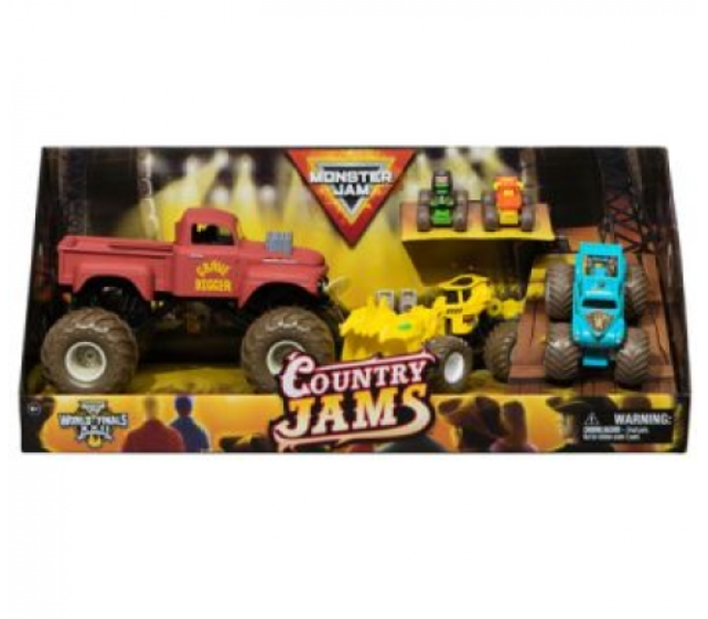 Monster Jam 1:24 & 1:64 3 Pack