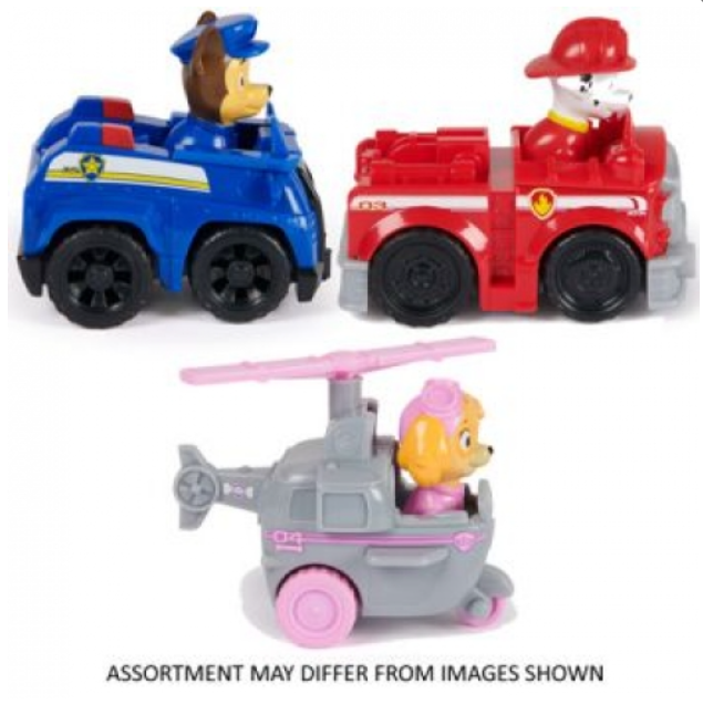 Paw Patrol Pullback Deluxe Vehicles Assorted