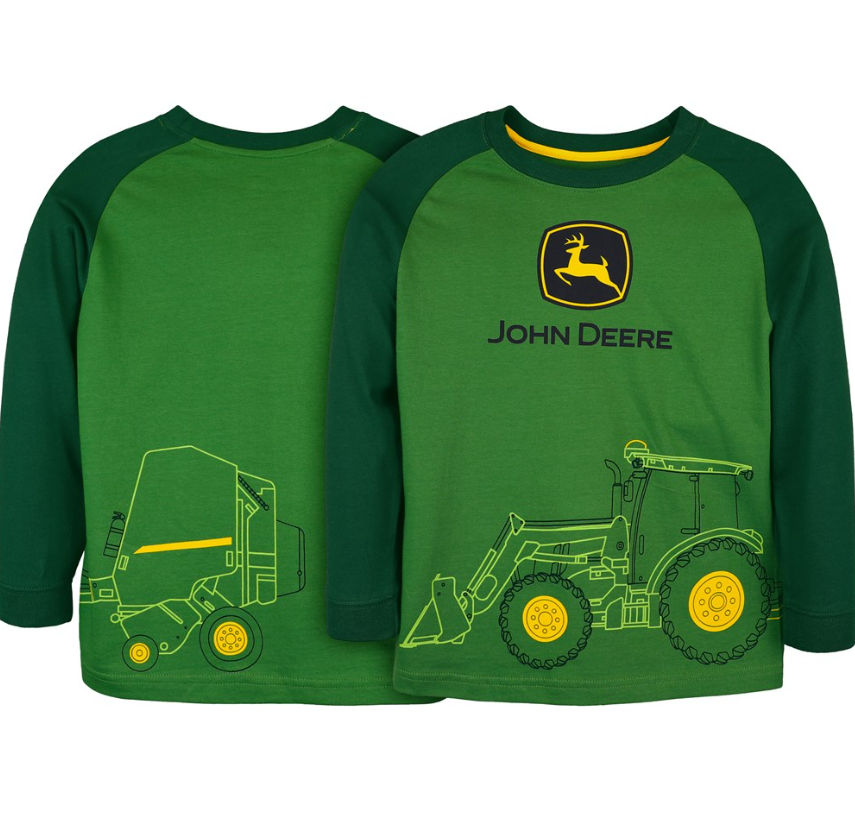 John Deere Kid's Hay Baler L/S Tee