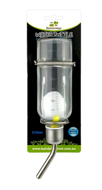 Bainbridge Glass Water Bottle Rabbits