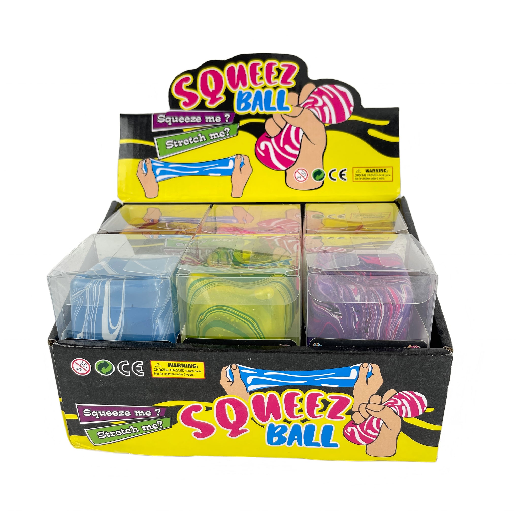 Squishy Marble Cube assorted