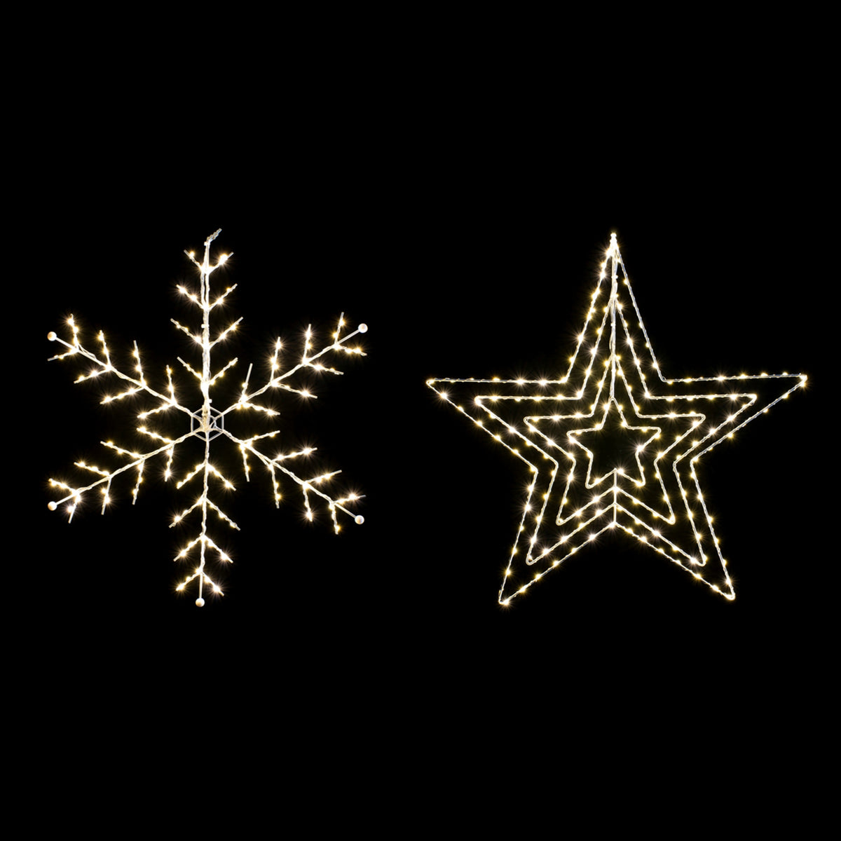 Starry Wire Gold Snowflake/Star Speed Flash Assorted