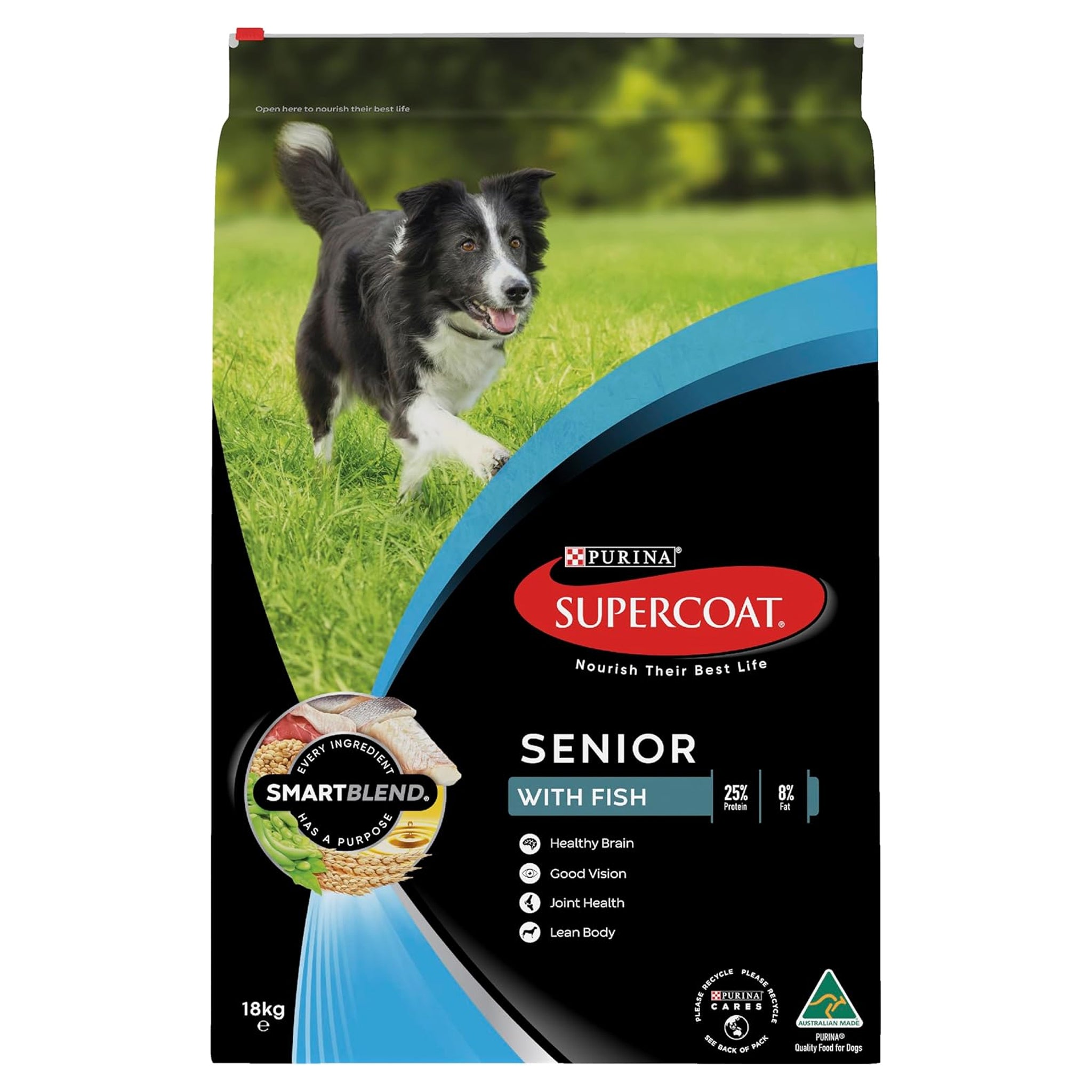 Supercoat Senior Fish Dry Dog Food