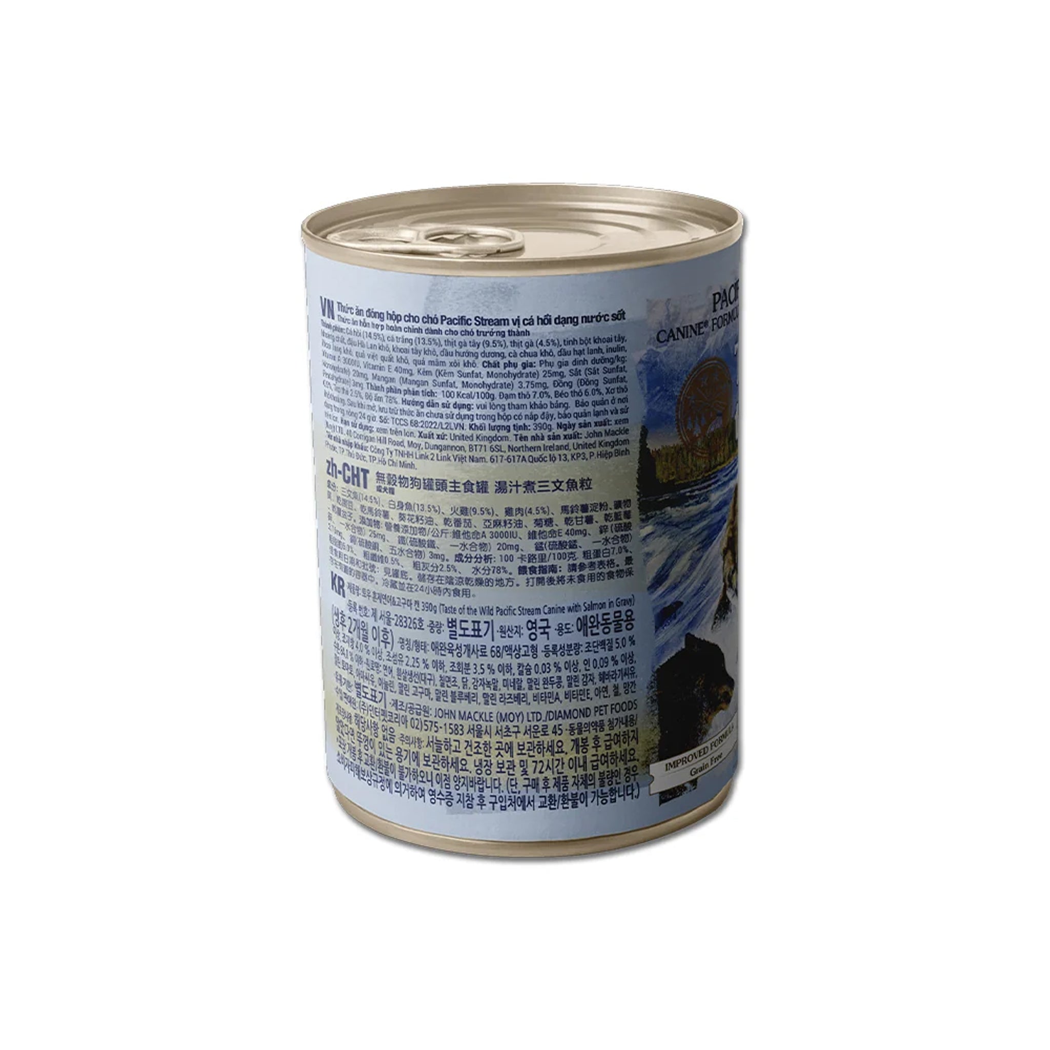 Taste Of The Wild Adult Dog Wet Food Pacific Stream 12 x 390g