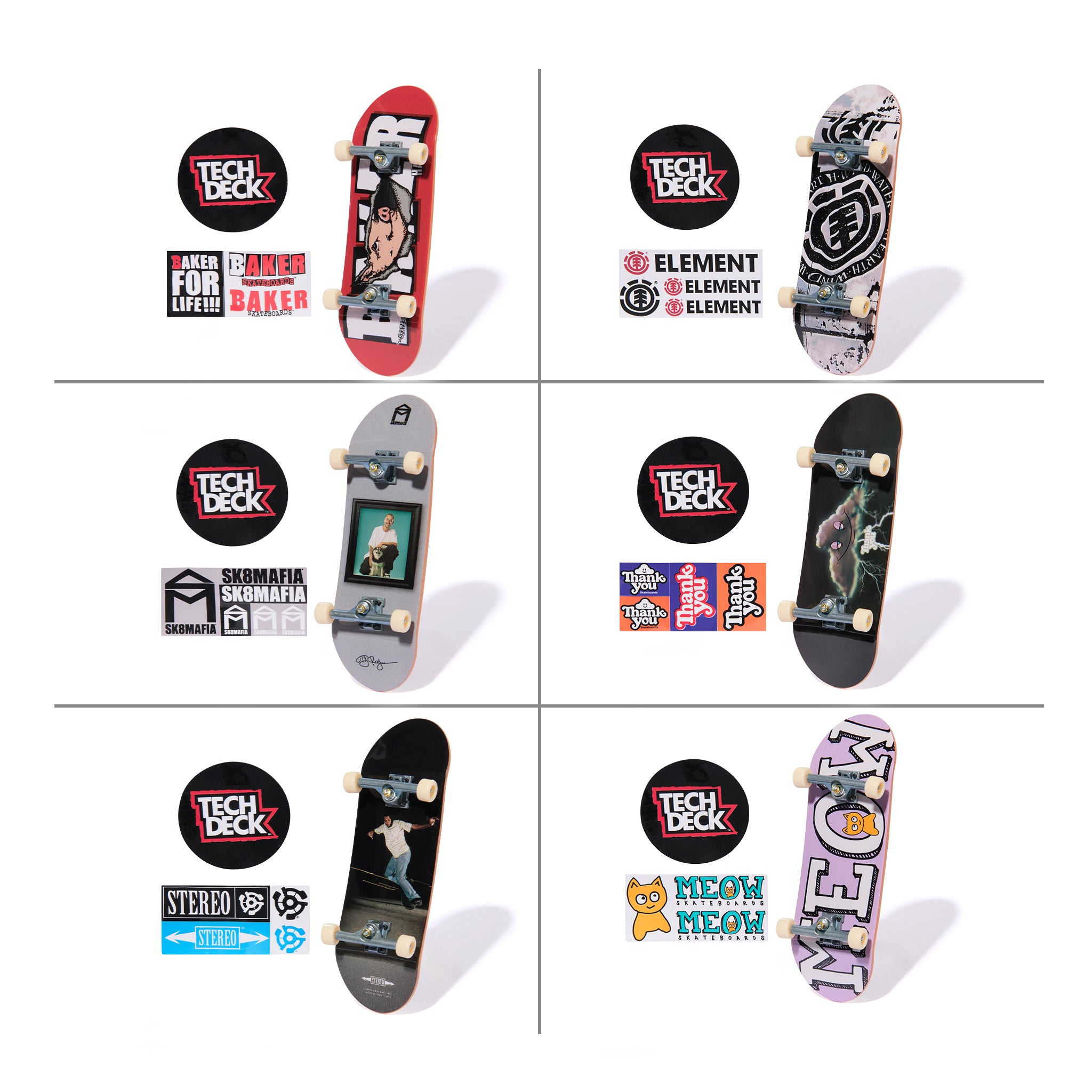 Tech Deck 96mm Fingerboards Assorted