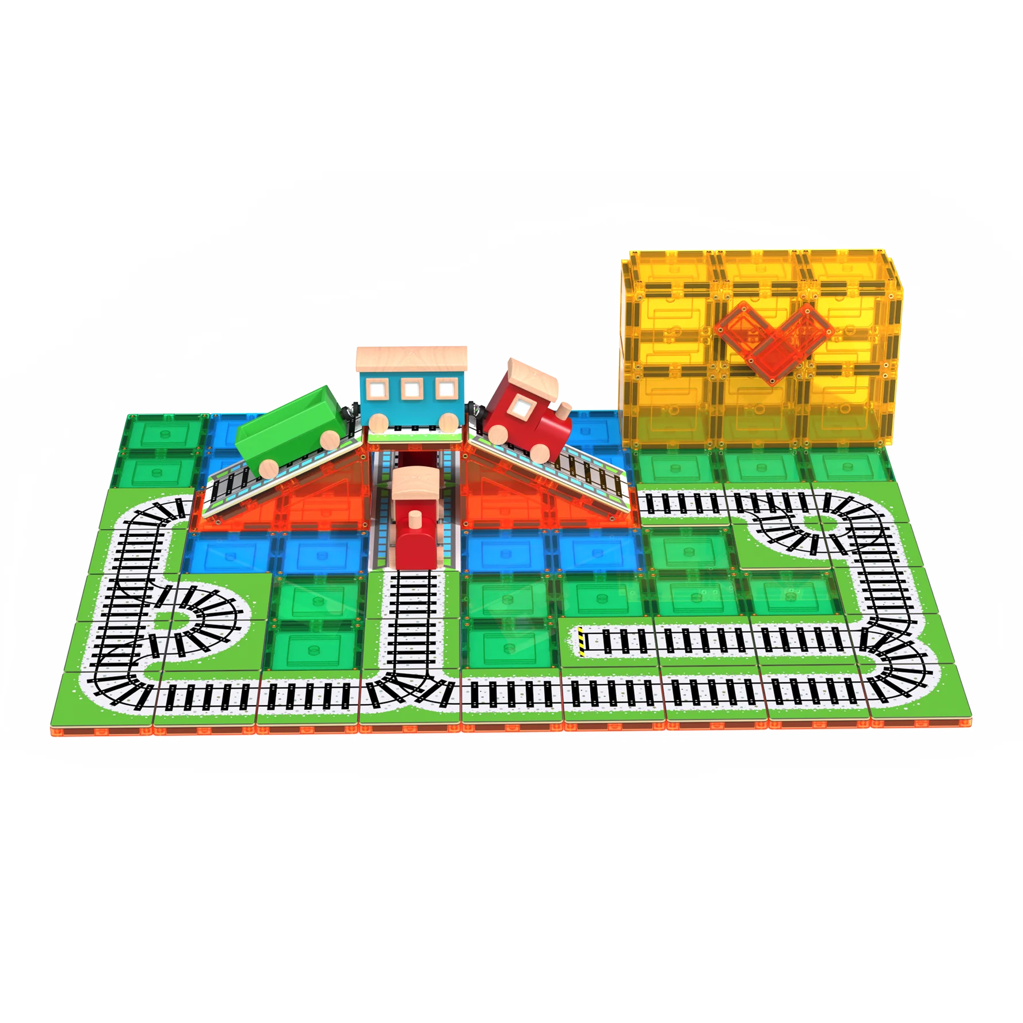 TileTek - 36 Piece Tile Topper - Train Pack