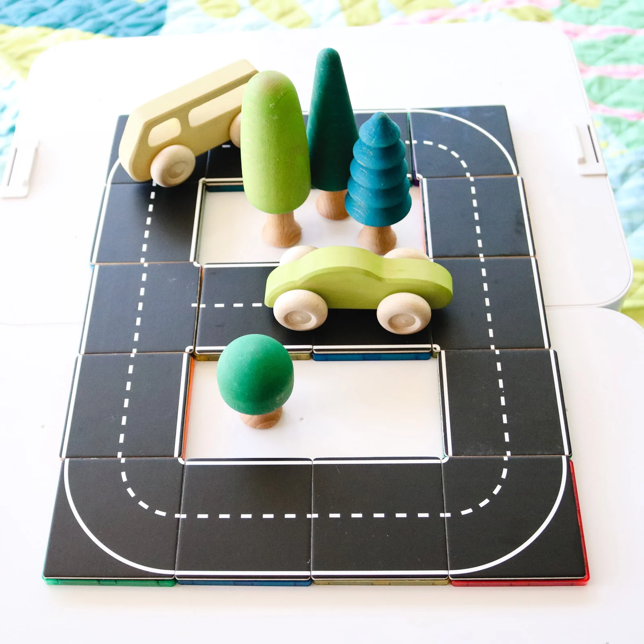TileTek - 40 Piece Tile Topper - Road Pack
