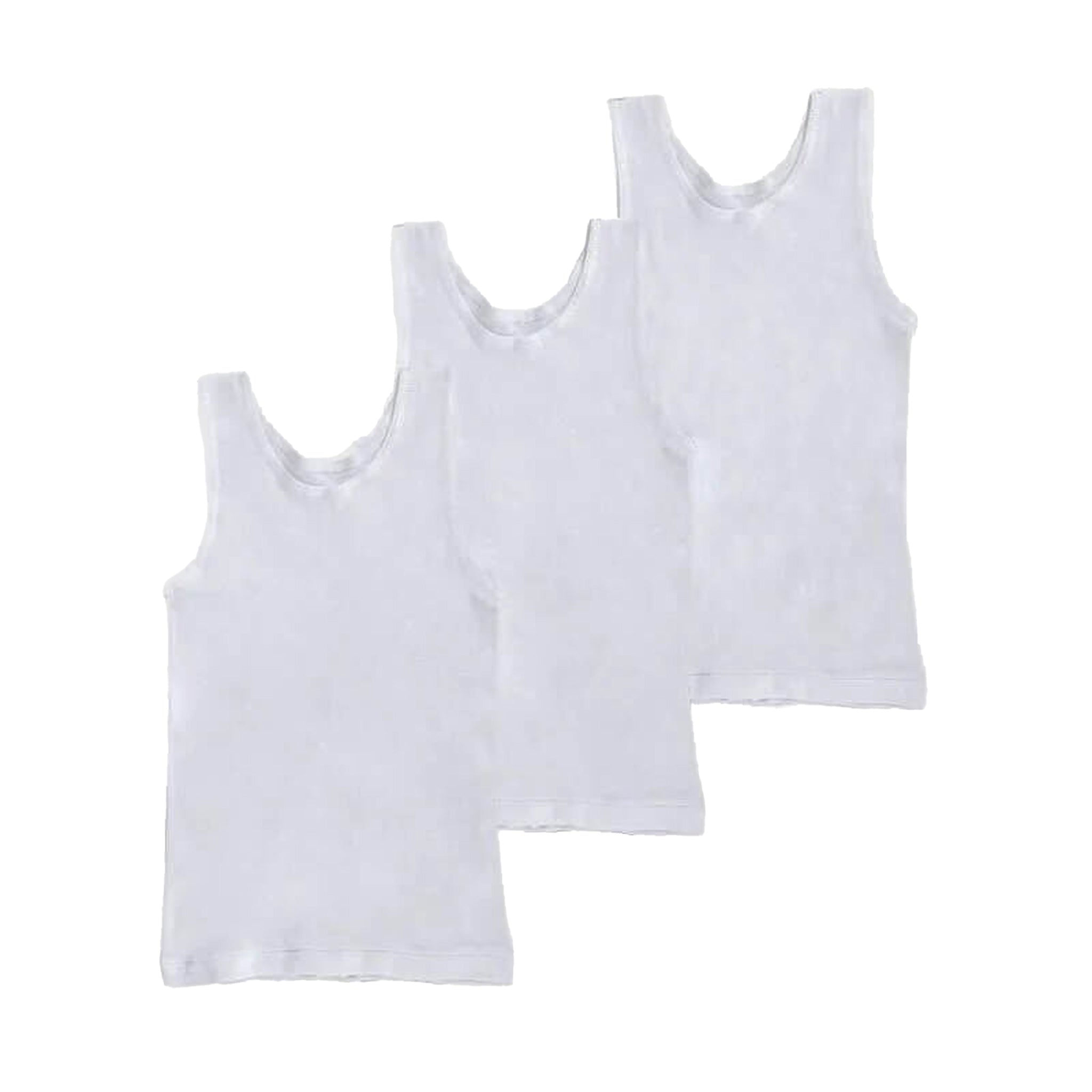 Tradie Boys 3Pk Cotton Singlets