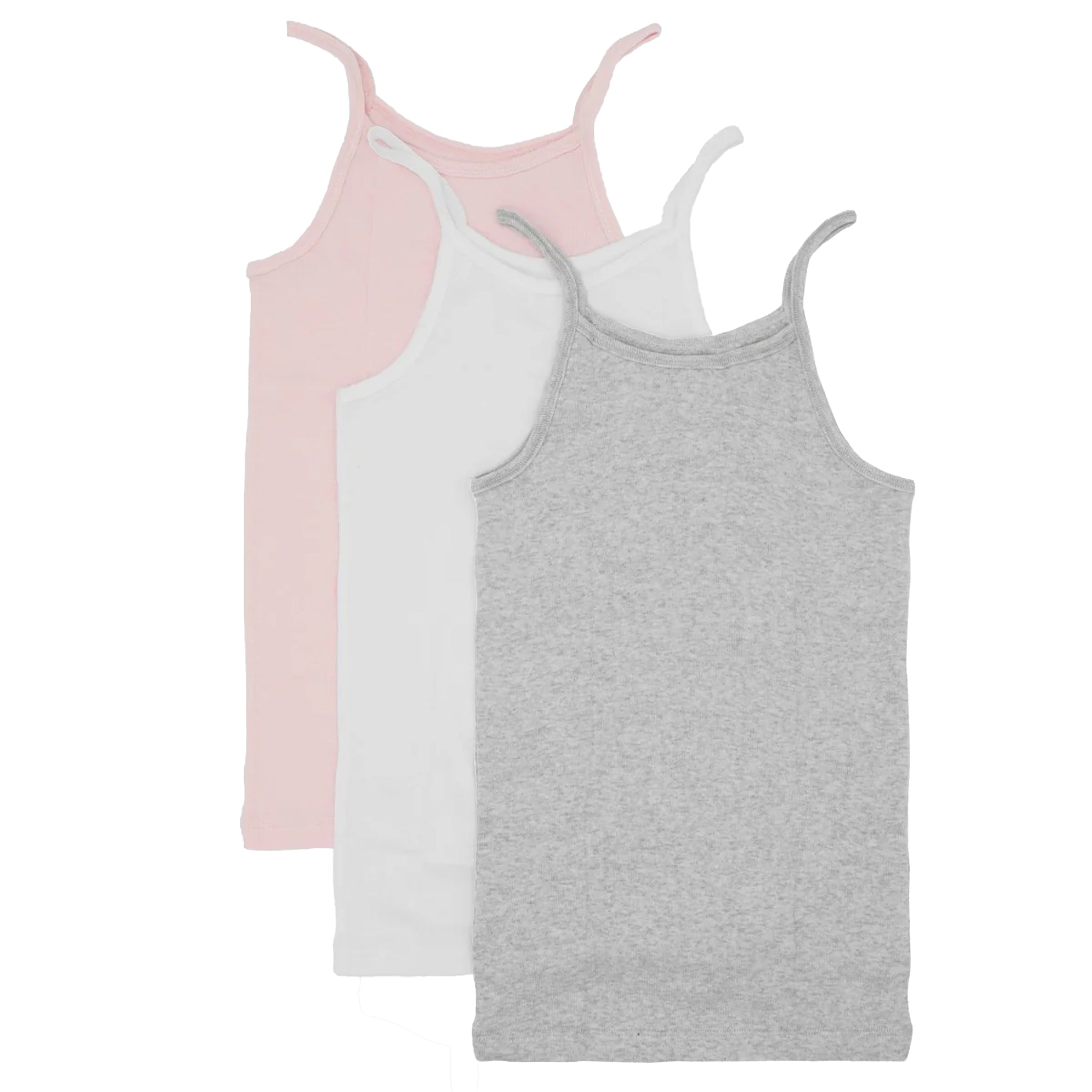 Tradie Girls 3Pk Cotton Singlet
