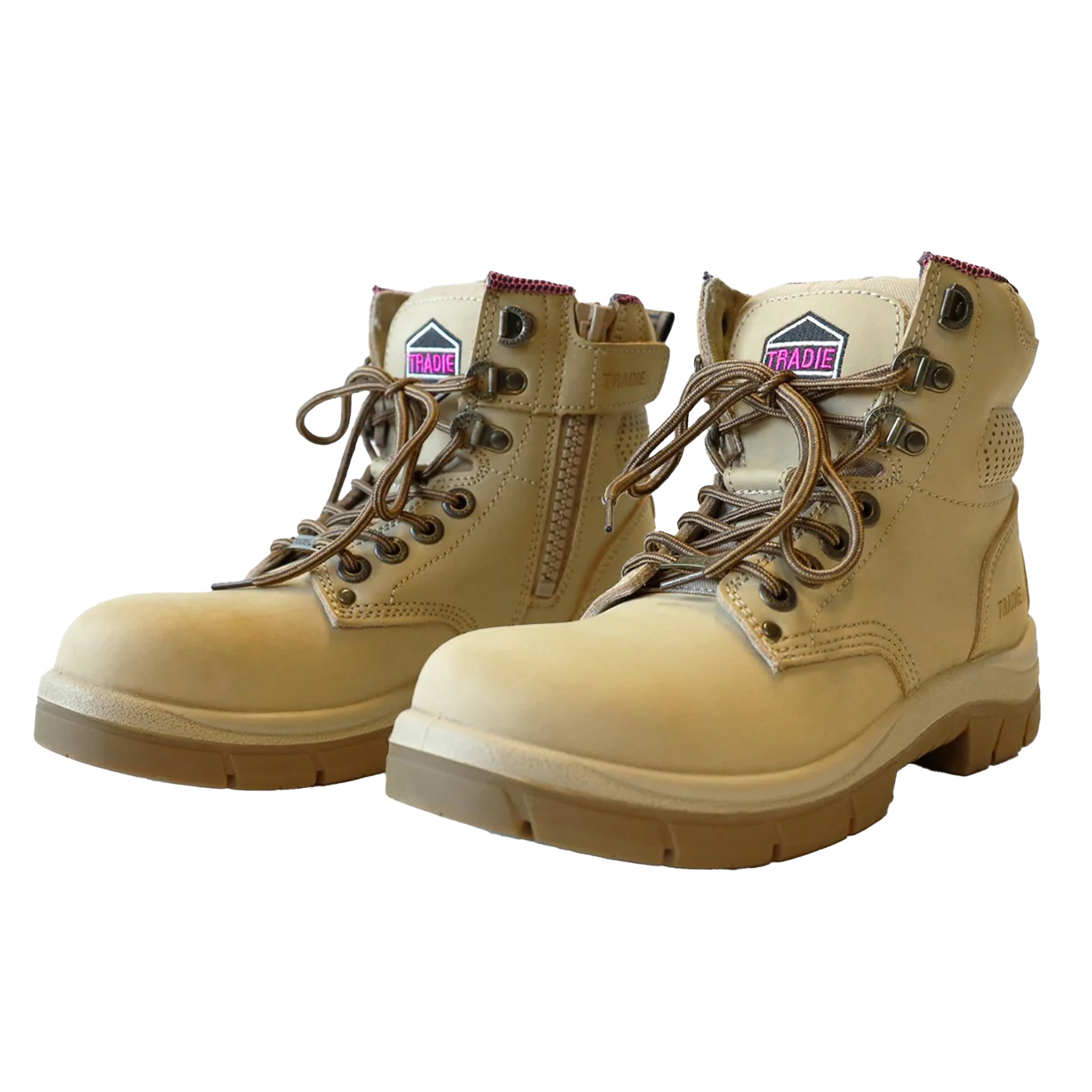 Tradie Lady Zip-Up Safety Boot
