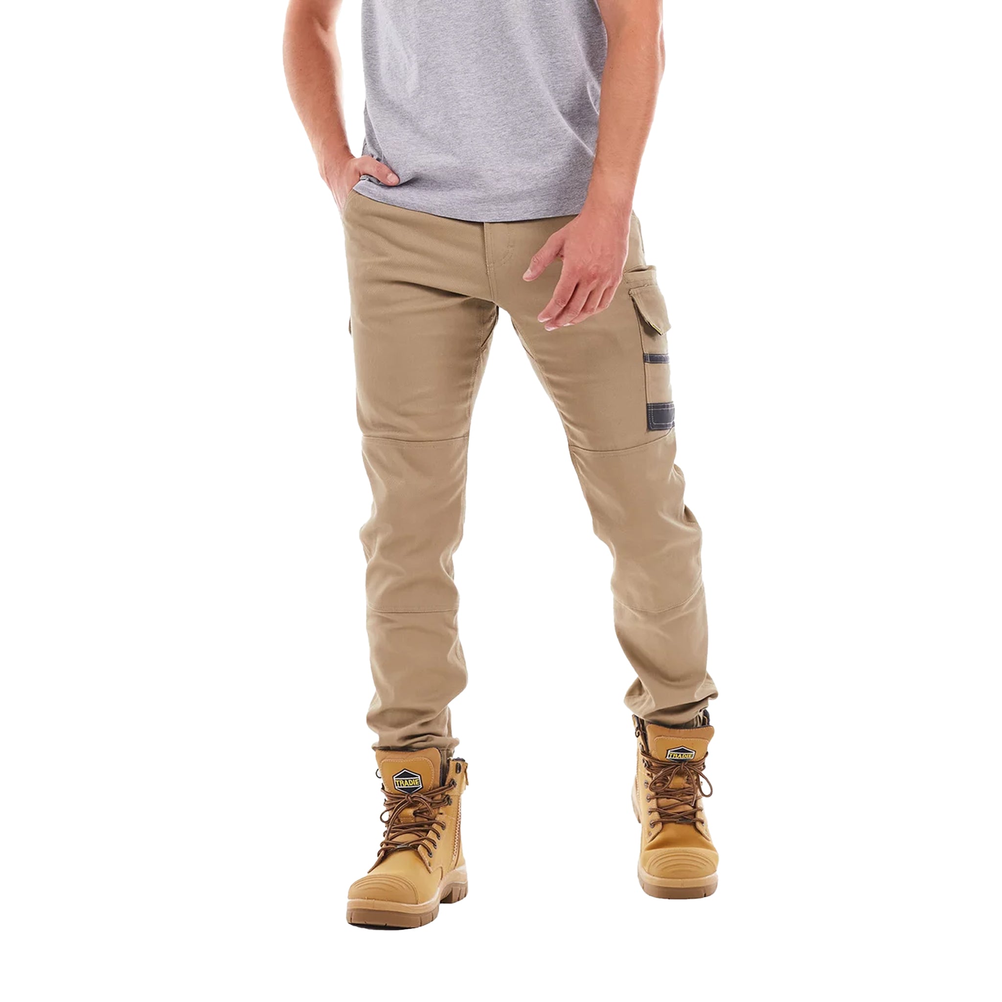 Tradie Pro Skinny Cuffed Cargo Pant - Tradie Flex