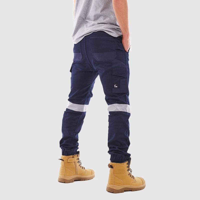 Tradie Cuff Skinny Pant With Tape