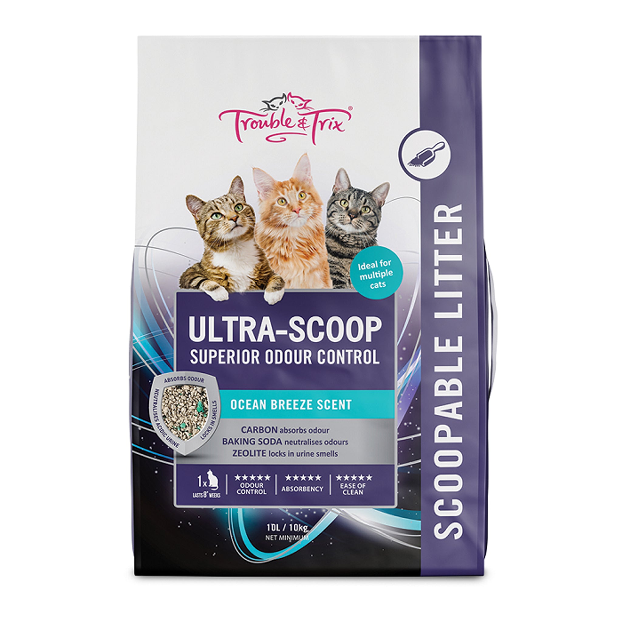 Trouble & Trix Ultra Scoop Multi Cat Litter