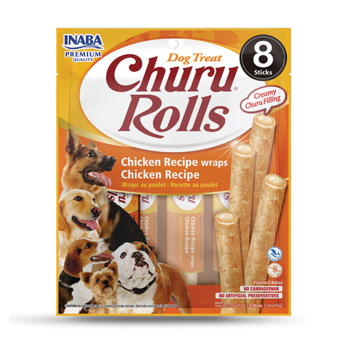 Inaba Dog Churu Rolls Wraps