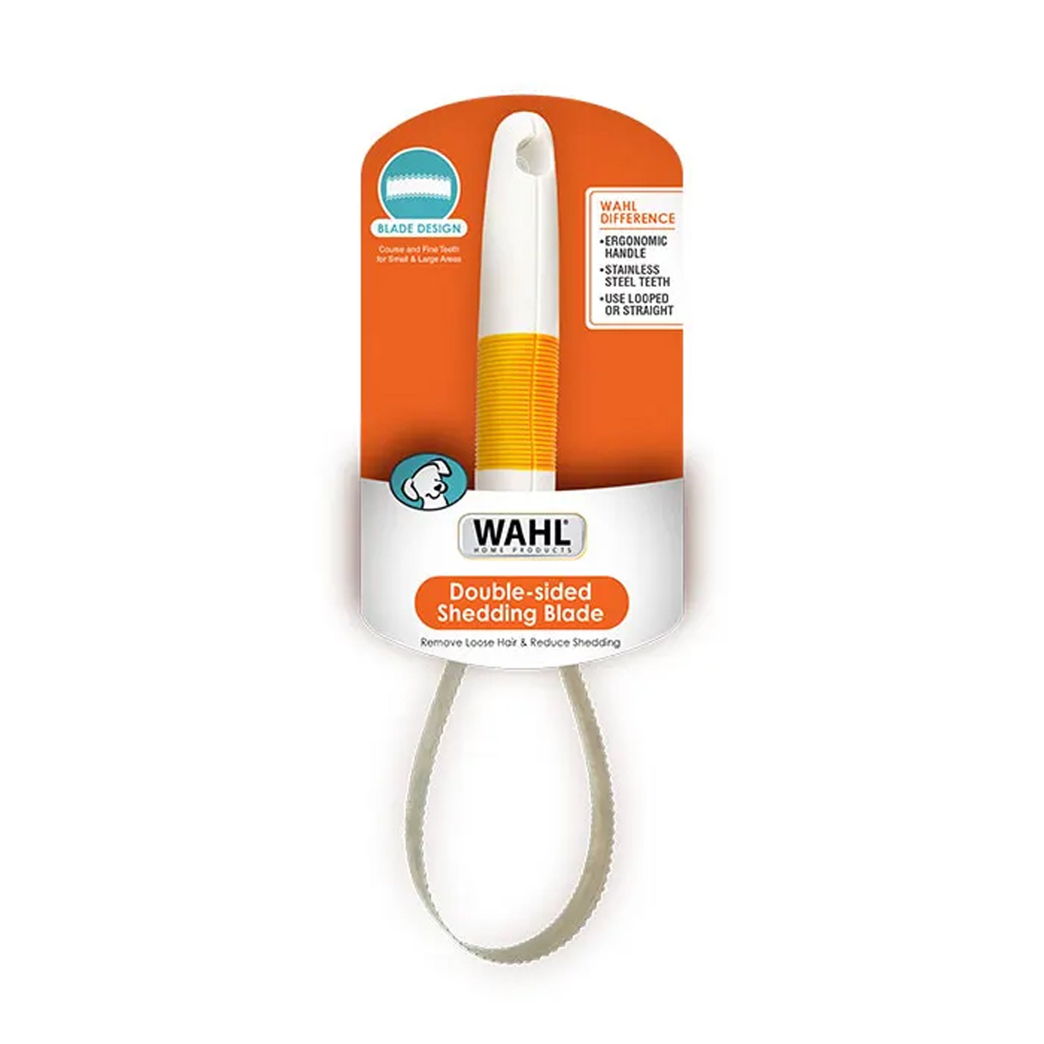 Wahl Shedding Blade for Dogs – Orange/White