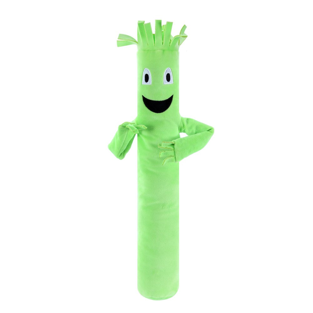 Wavy Arm Man Plush Dog Toy – Green & Orange (54cm)