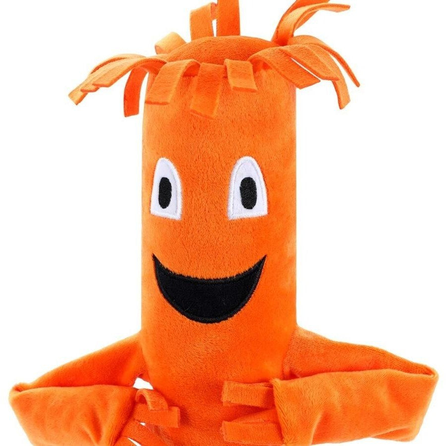 Wavy Arm Man Plush Dog Toy – Green & Orange (54cm)