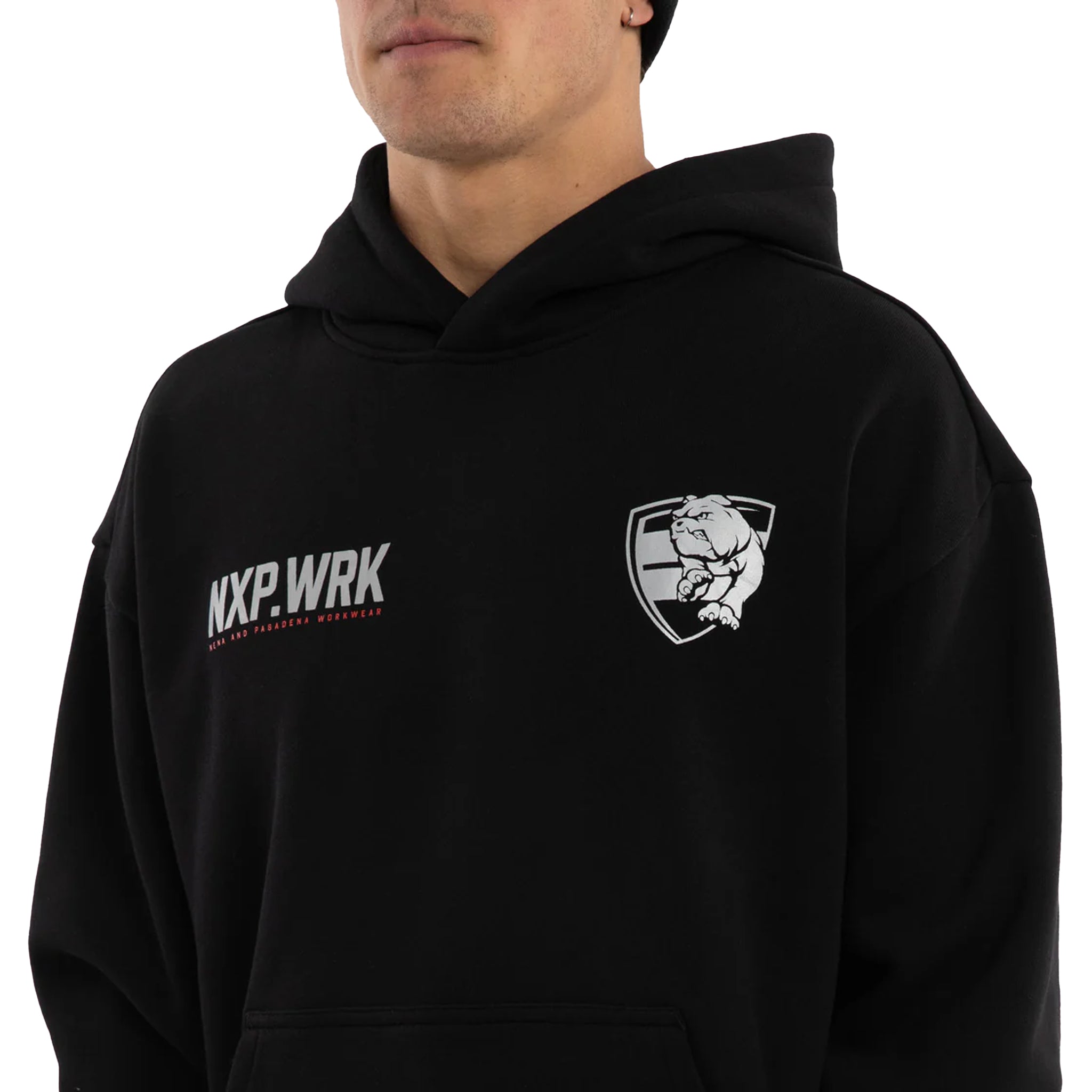 Western Bulldogs Subject Hoodie Jet Black