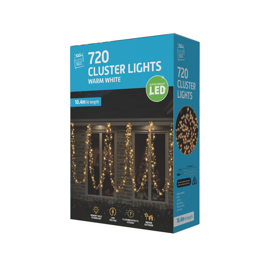 LED Cluster Lights 720