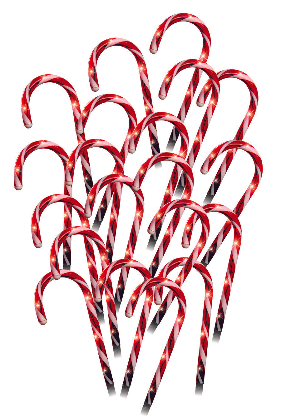 LED Path Candy Canes 20pk