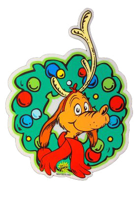 Grinch Dr Seuss Wreath Acrylic Indoor sign 40cm