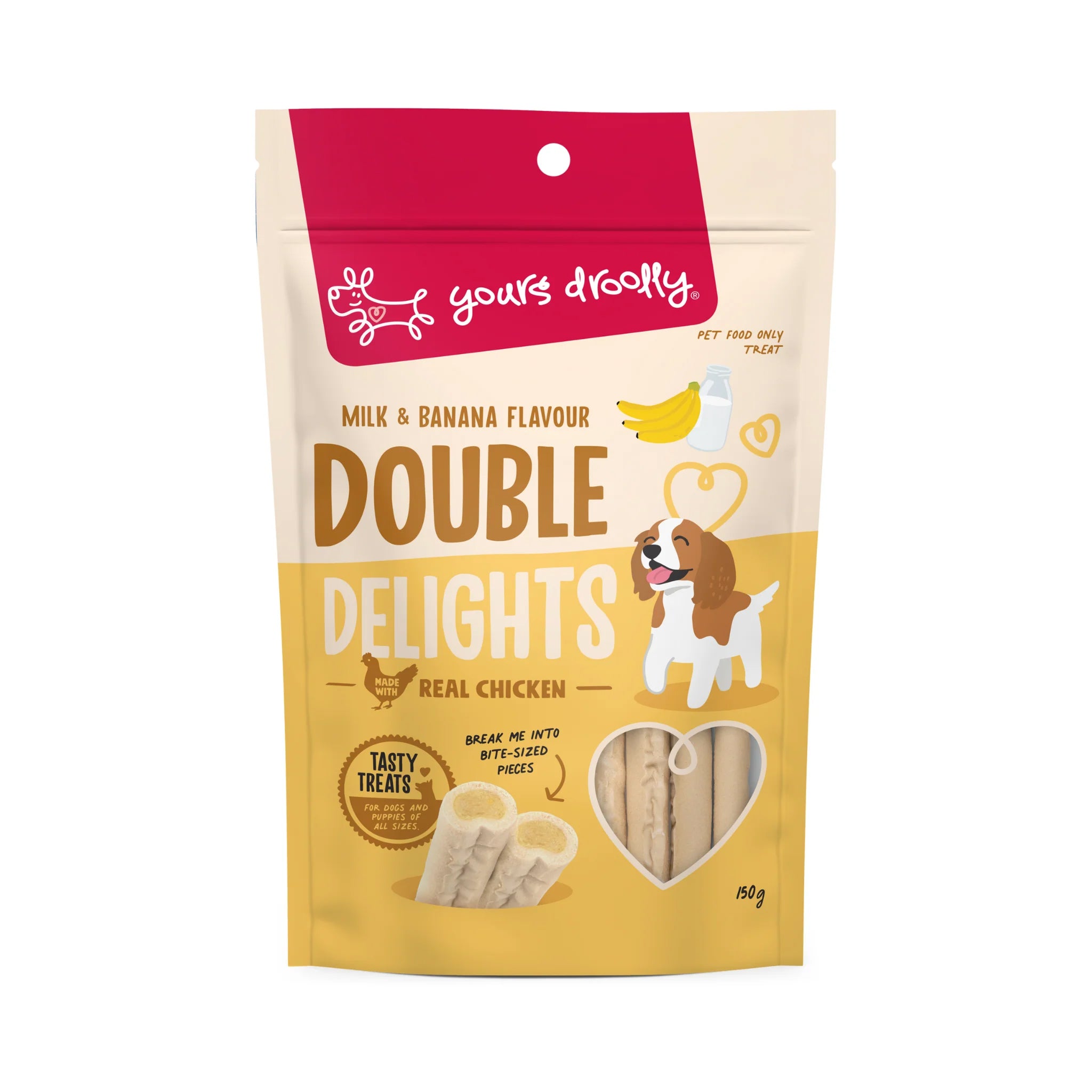 Yours Droolly Double Delights Dog Treats