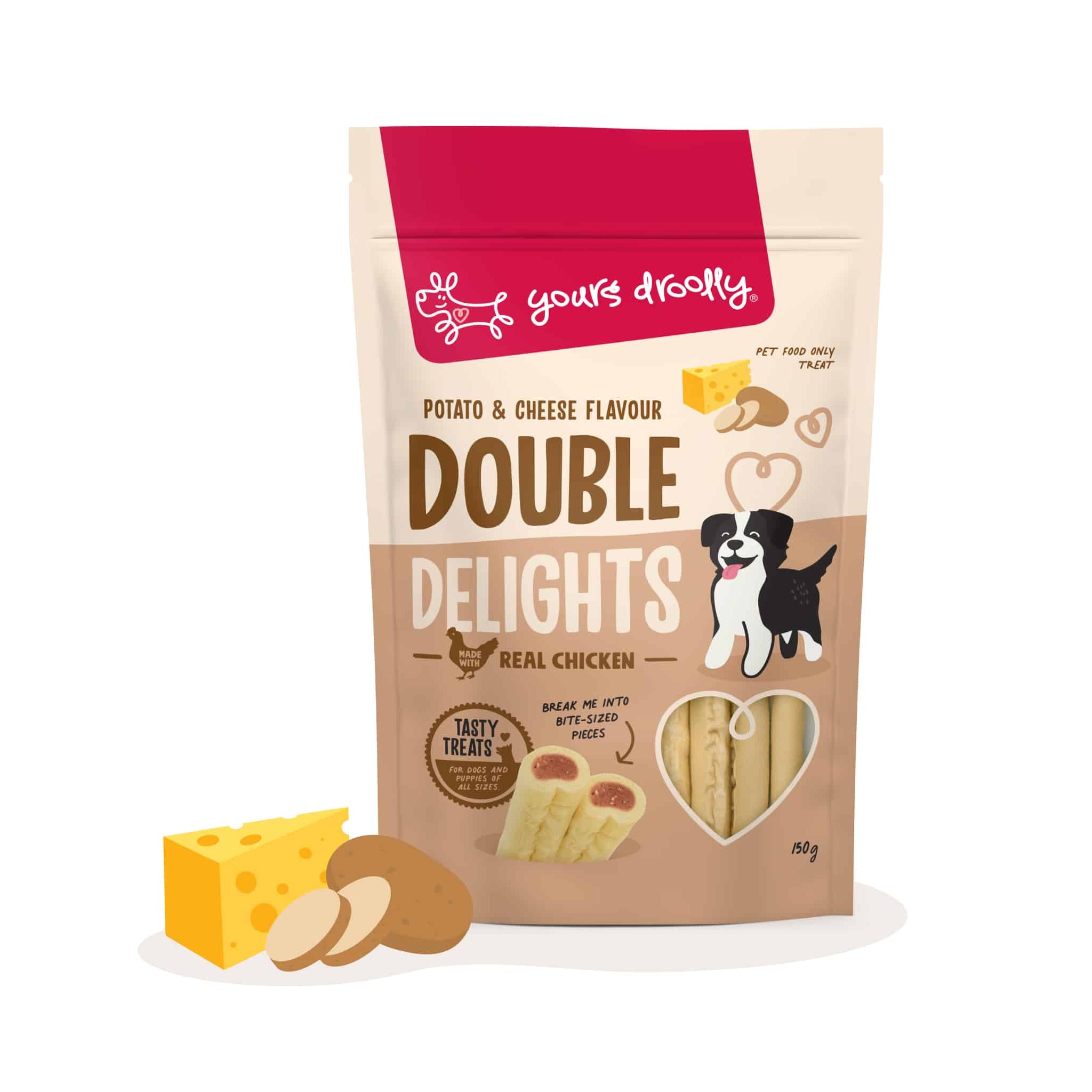 Yours Droolly Double Delights Dog Treats