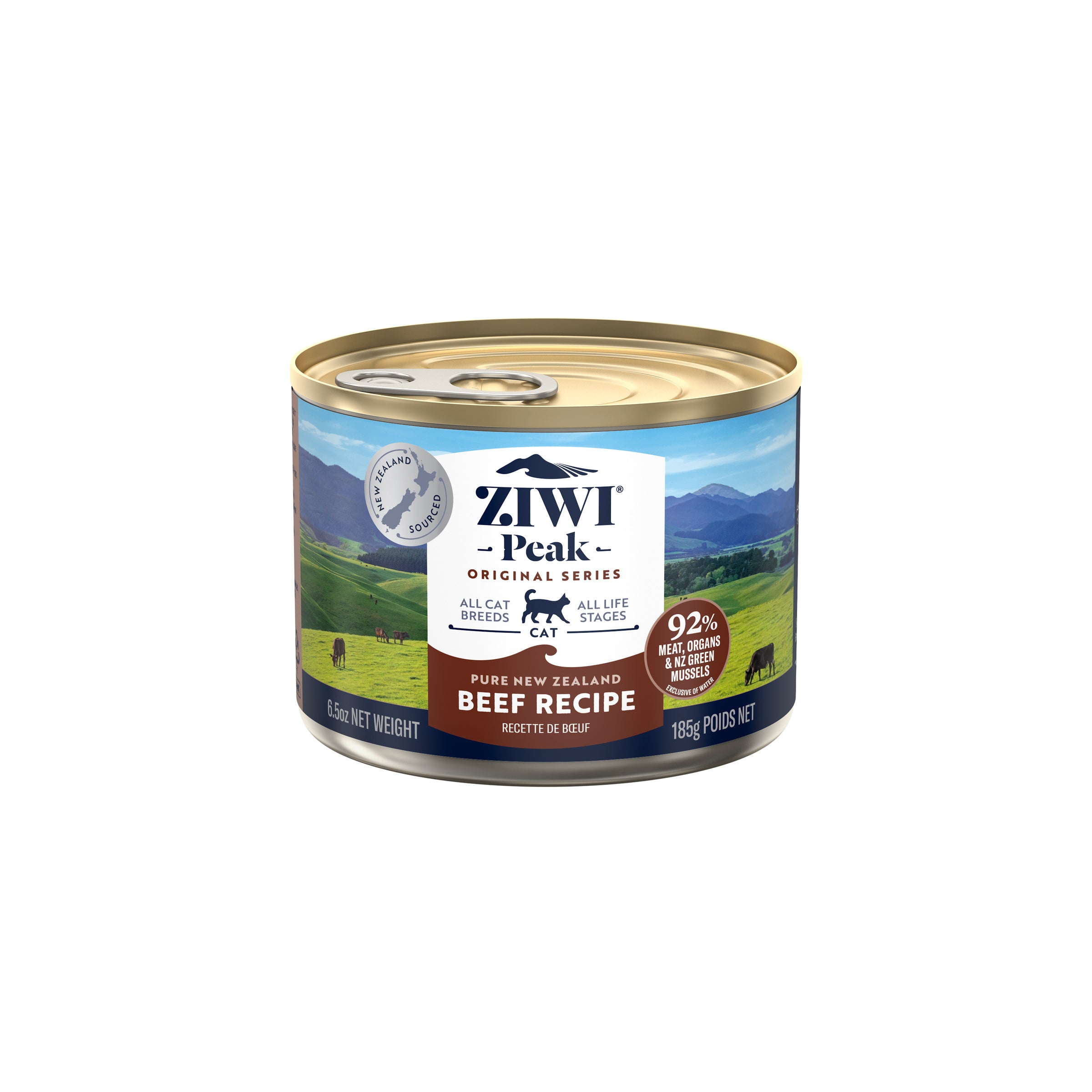 Ziwi Peak Wet Cat Food Cans Beef