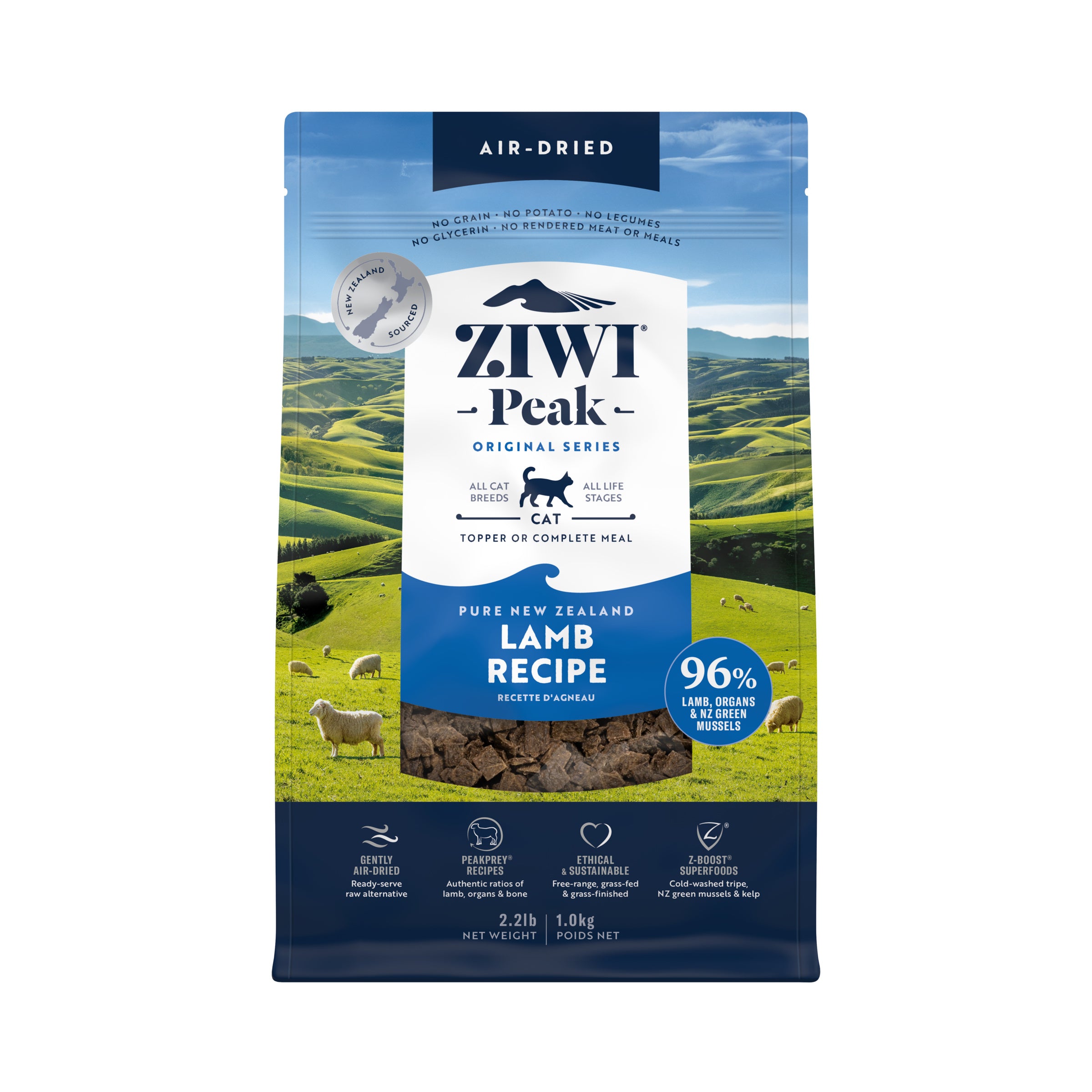 Ziwi Peak Air Dried Cat Food Lamb