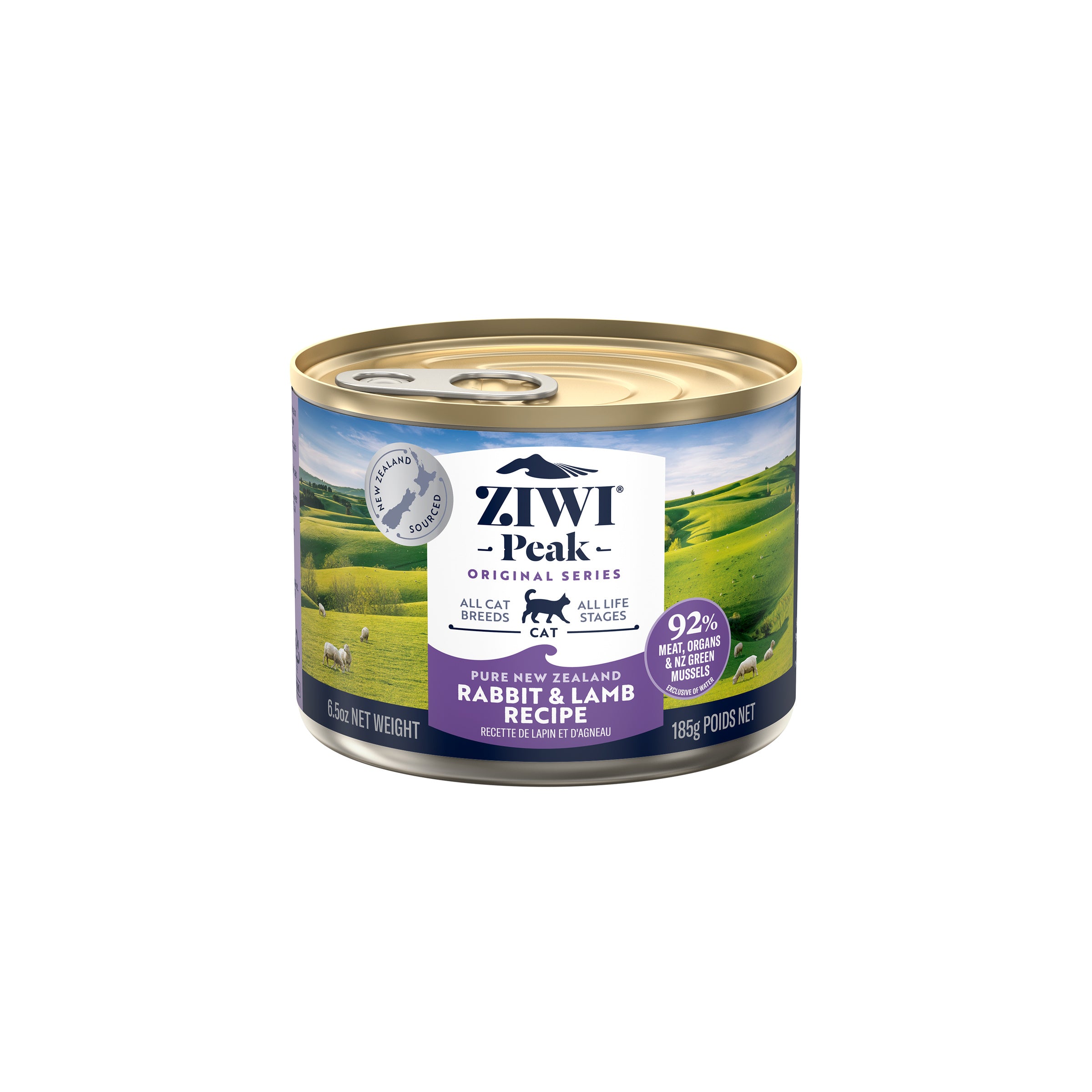 Ziwi Peak Wet Cat Food Cans Rabbit and Lamb