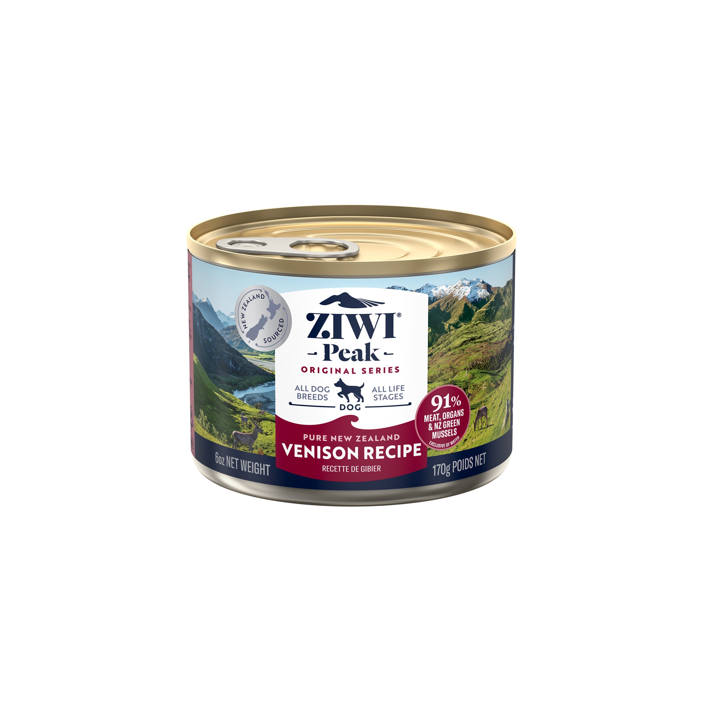 Ziwi Peak Adult Wet Dog Food Cans Venison