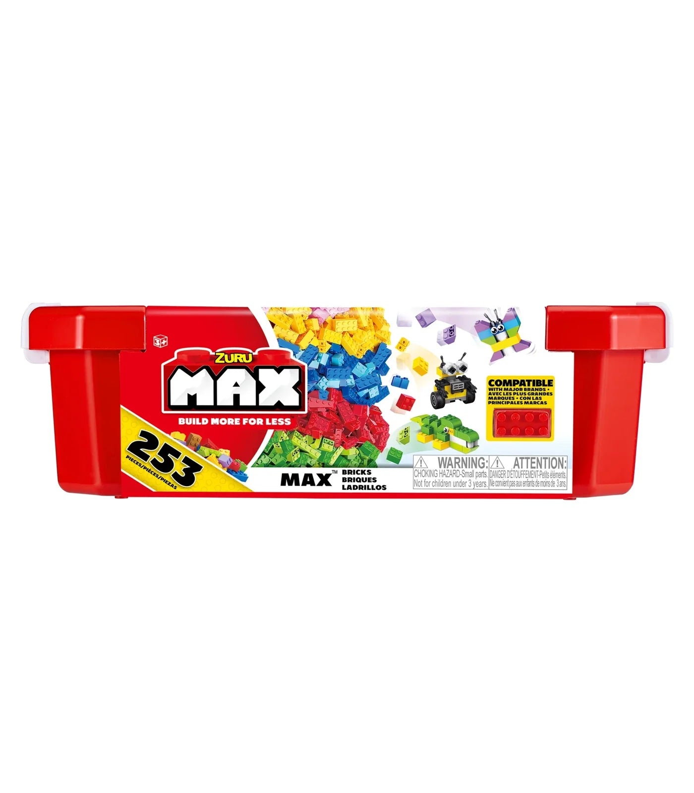 ZURU MAX Build Construction Value Tub 253 Bricks xx
